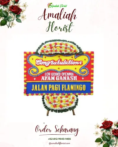 Bunga Papan Congratulation di Lumingser